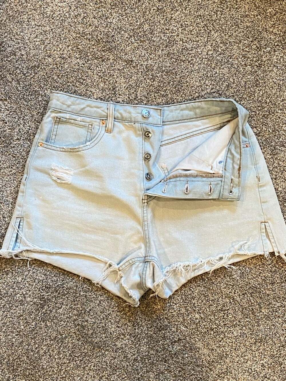 Wild Fable Super High-Rise Cutoff Denim Shorts Size 4